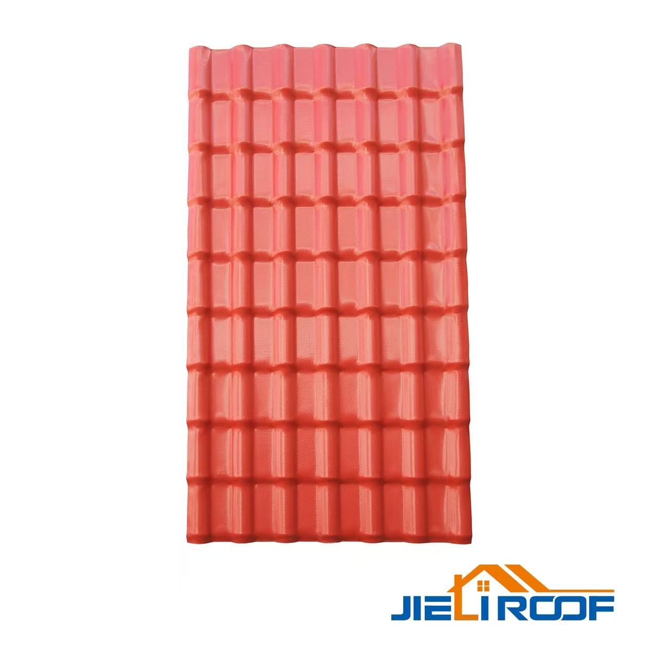 Triple-layer glass fiber reinforced UPVC roofing sheet with high impact resistance